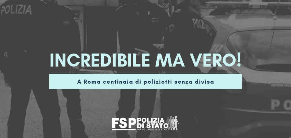 Roma. poliziotti senza divisa