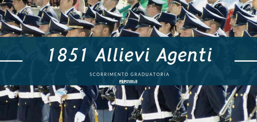 assunzione 1851 allievi agenti