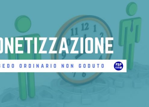 monetizzazione congedo ordinario non goduto