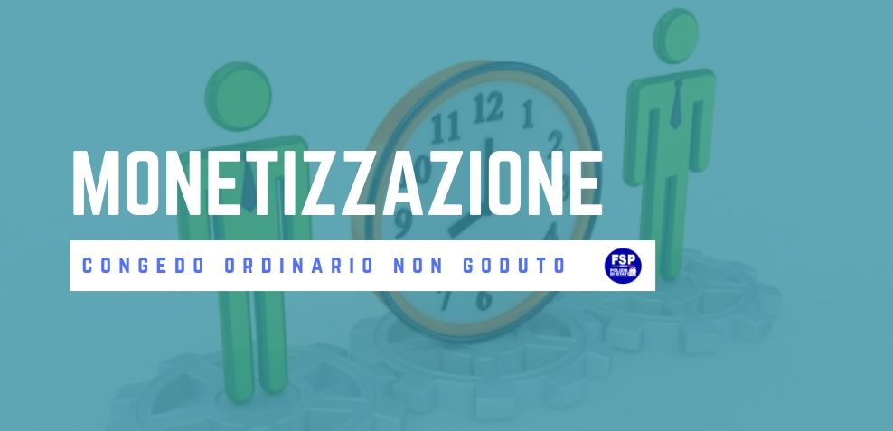monetizzazione congedo ordinario non goduto