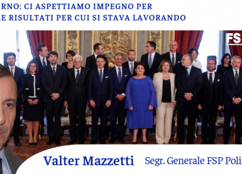 Nuovo Governo. Ci aspettiamo impegno per raggiungere risultati per cui si stava lavorando.