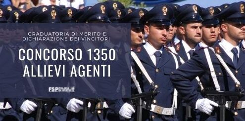 1350 allievi agenti