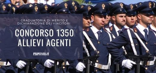 1350 allievi agenti