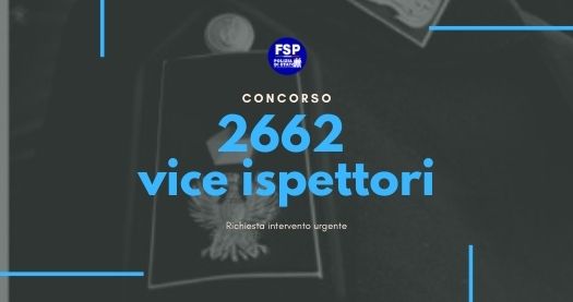 Concorso 2662 vice ispettori