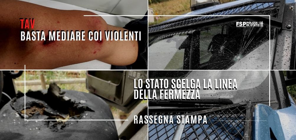 no Tav poliziotti feriti